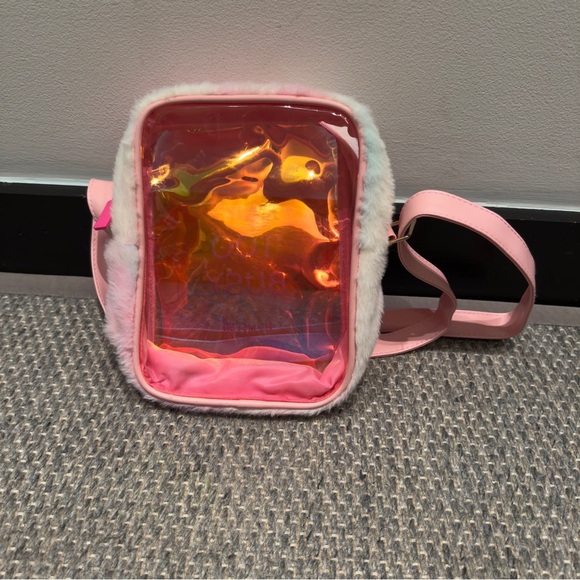 Hamster London Colorful Faux Fur Backpack “ I am to Busy” 9 x 7 - Picture 5 of 11